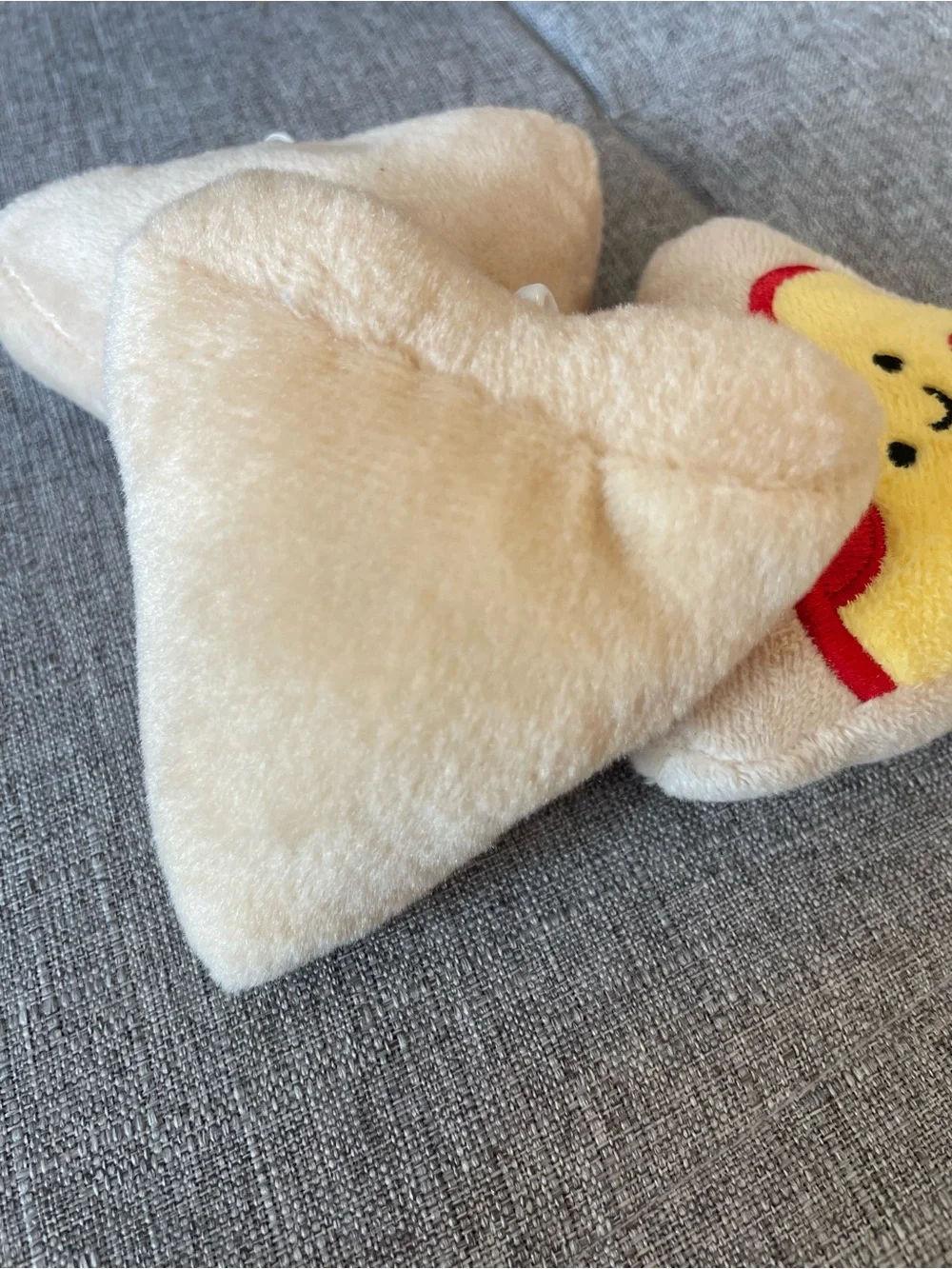 Plush Pizza Slice Keychain Trio - Yellow & Red